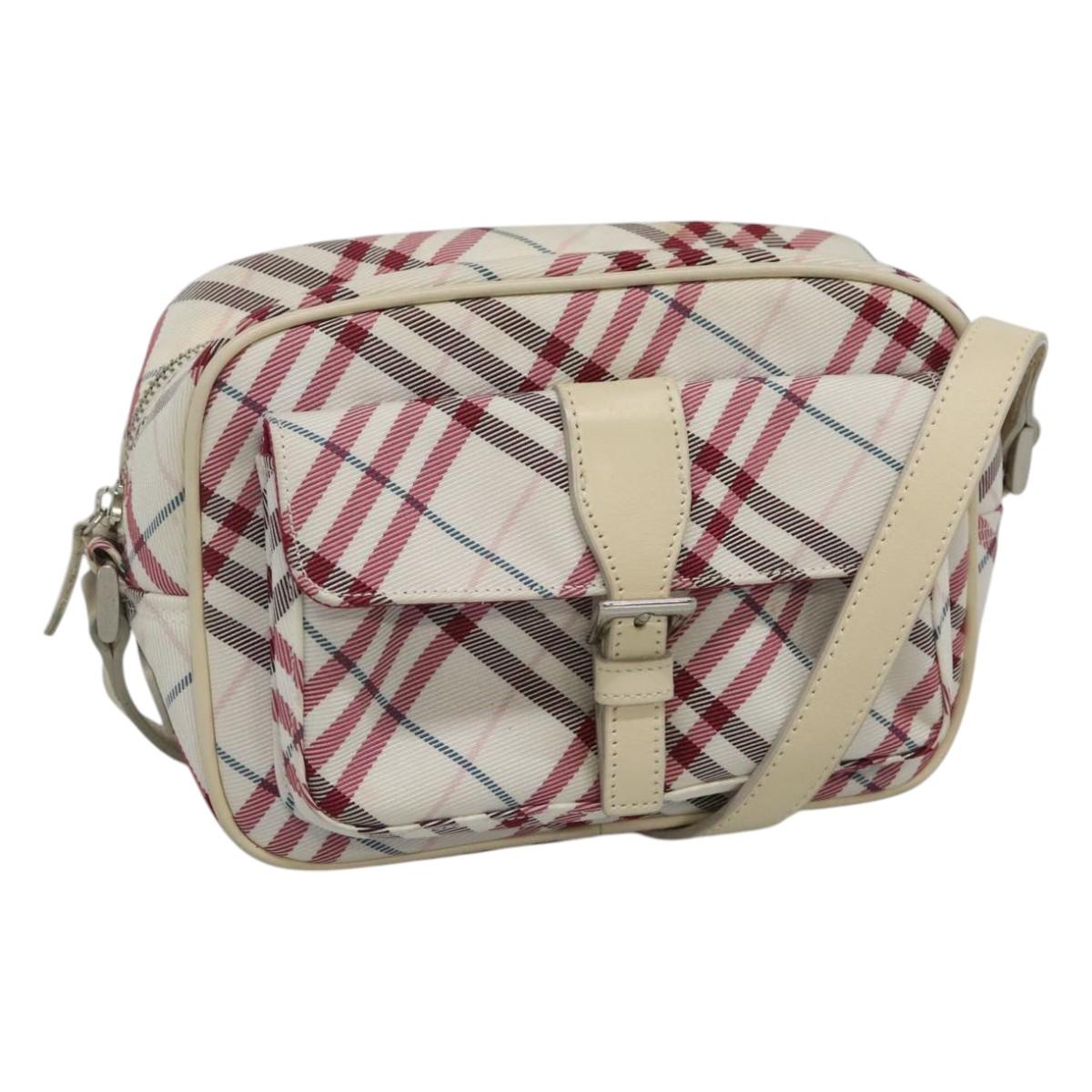 Burberry Nova Check Pink Nylon Shoulder Bag ( )
