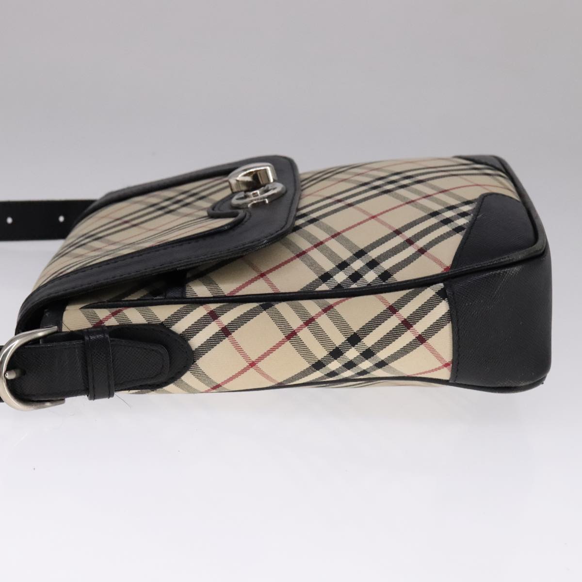 Burberry Nova Check Beige Canvas Shoulder Bag ( )