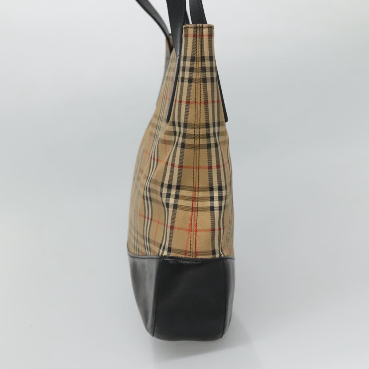 Burberry Nova Check Beige Canvas Shoulder Bag ( )