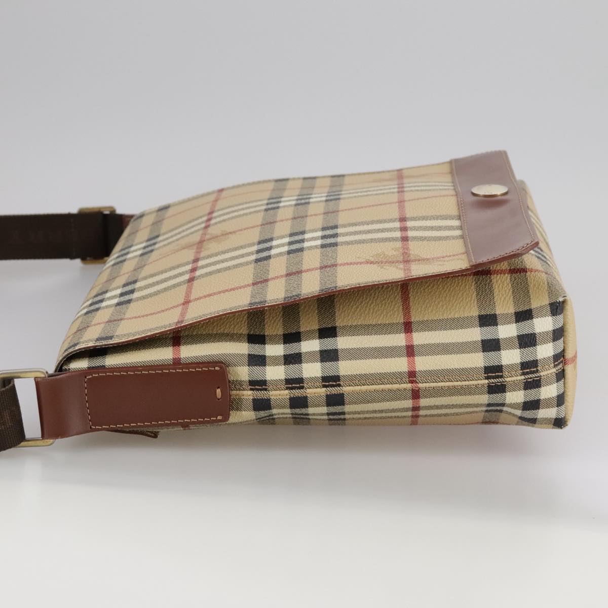Burberry Nova Check Beige Canvas Shoulder Bag ( )