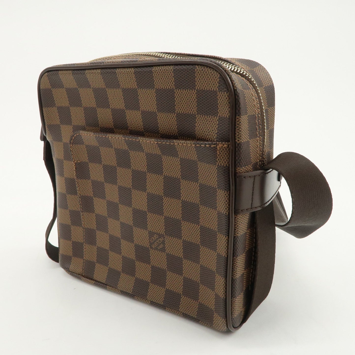 Louis Vuitton Damier Olaf PM Crossbody Shoulder Bag Brown N41442