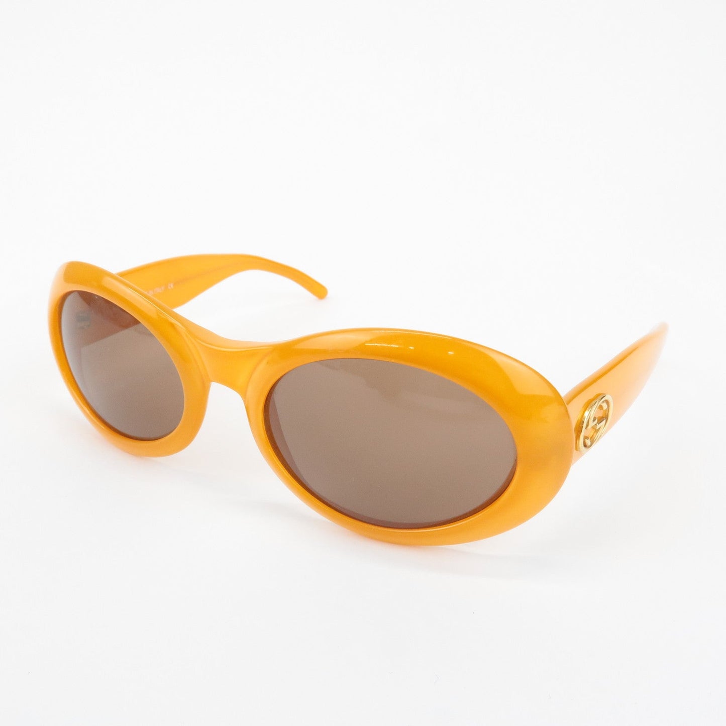 GUCCI Interlocking G Plastic Sunglasses Orange GG2400/N/S 56??22
