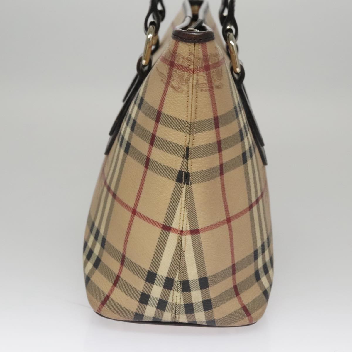 Burberry Nova Check Beige Canvas Tote Bag ( )