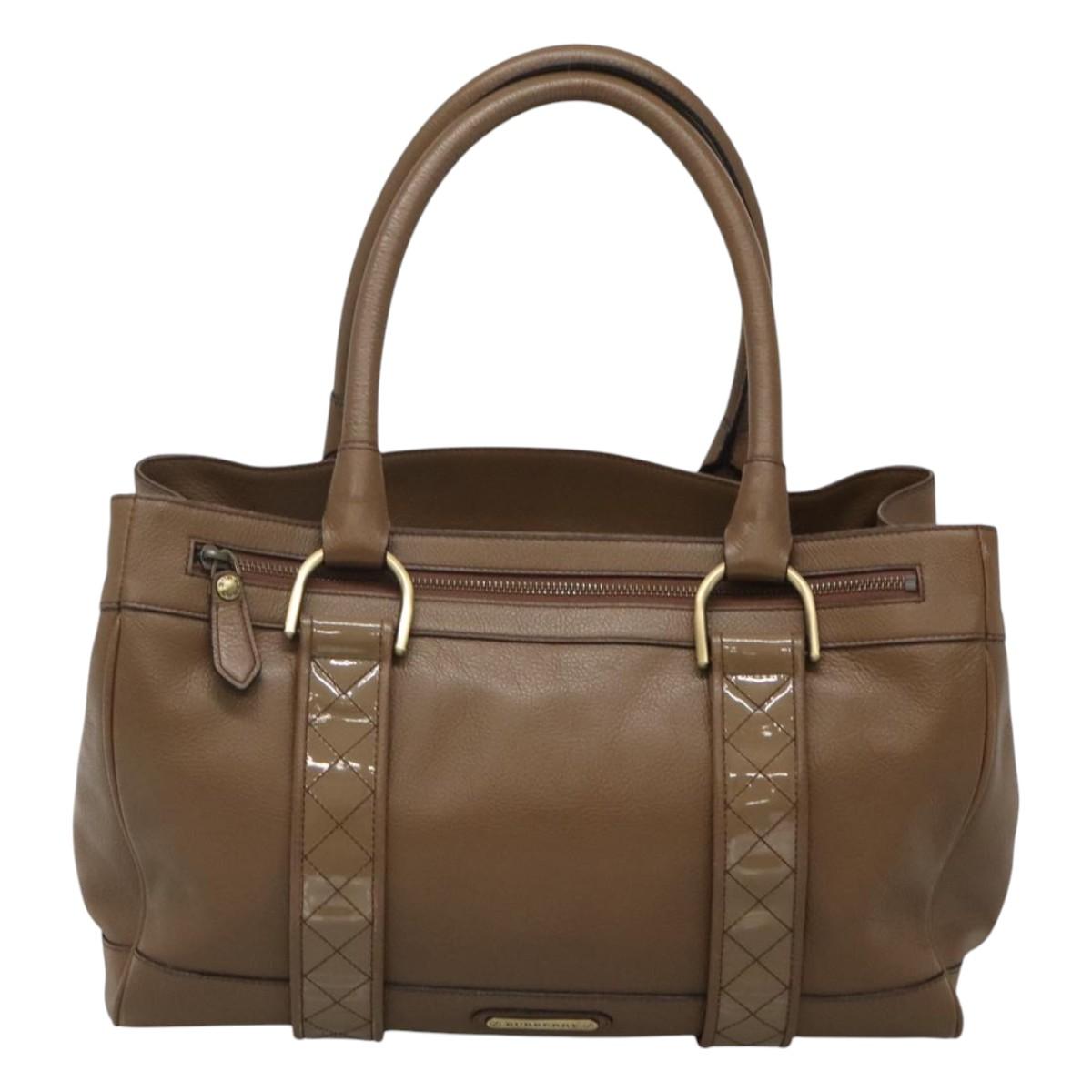 Burberry Beige Leather Tote Bag ( )