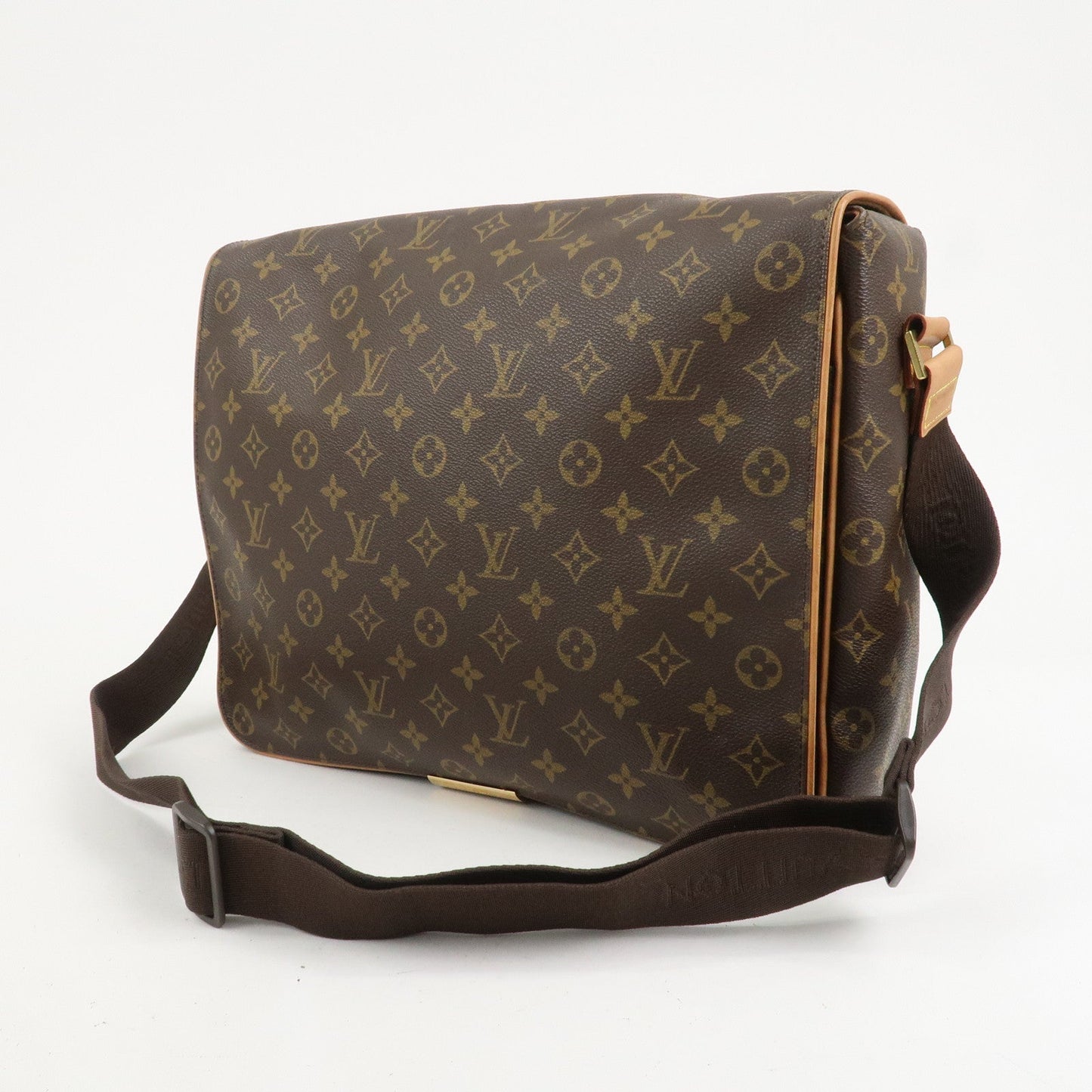 Louis Vuitton Monogram Abbesses Messenger Bag Brown M45257