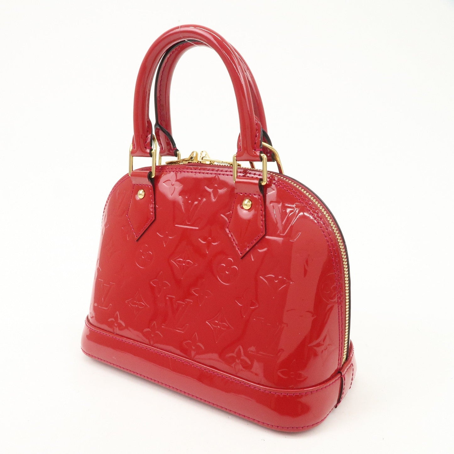 Louis Vuitton Monogram Vernis Leather Alma BB 2Way Shoulder Bag