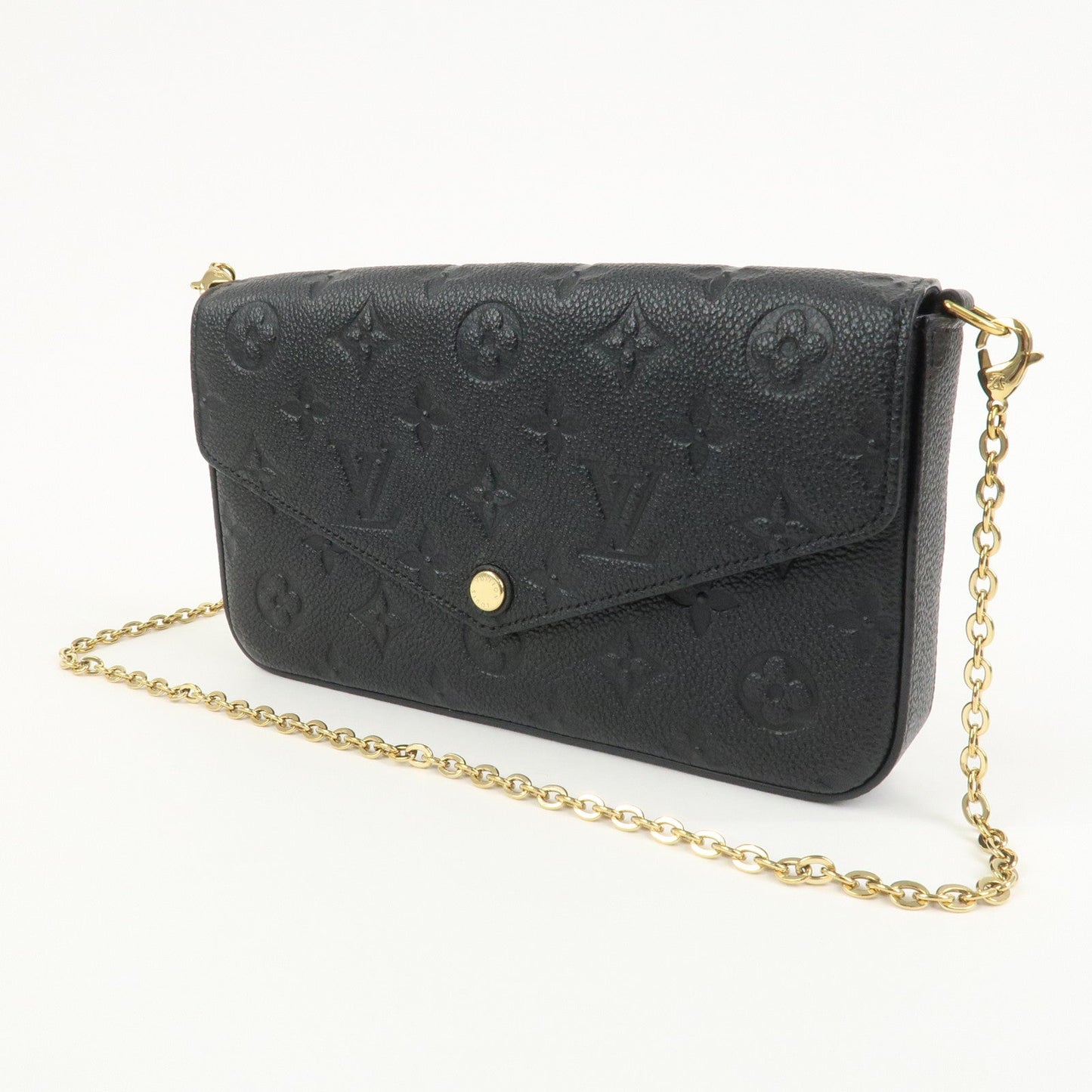 Louis Vuitton Monogram Empreinte Pochette F??licie Noir Black M82477