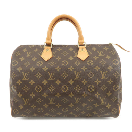 Louis Vuitton Monogram Speedy 35 Boston Bag Hand Bag M41524