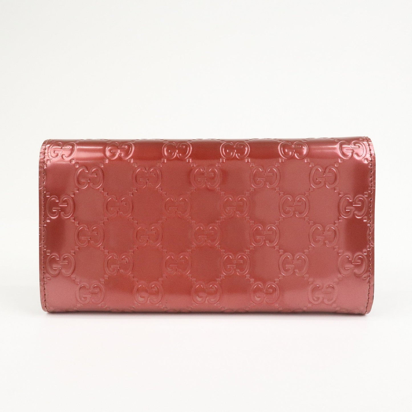 GUCCI Guccissima Interlocking G Lovely Heart Long Wallet 251861