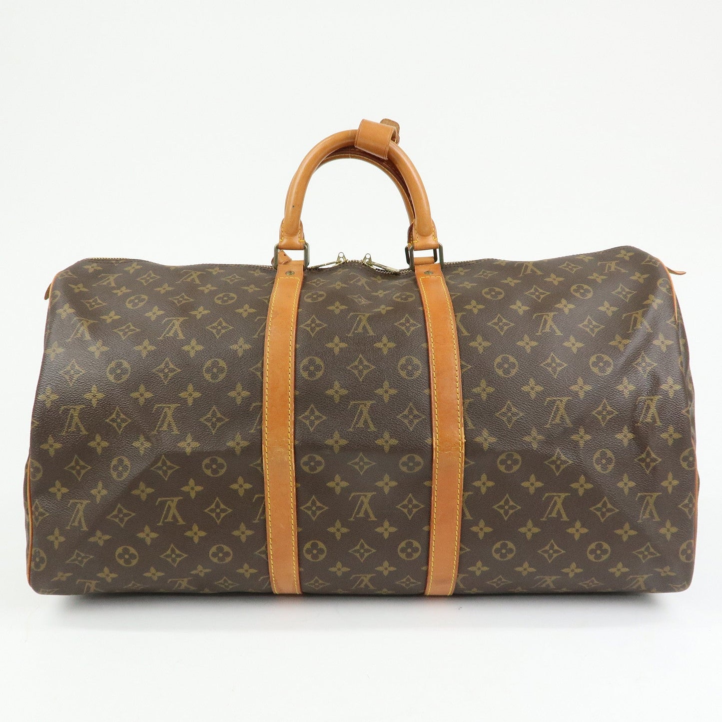Louis Vuitton Monogram Keep All 55 Boston Bag Brown M41424
