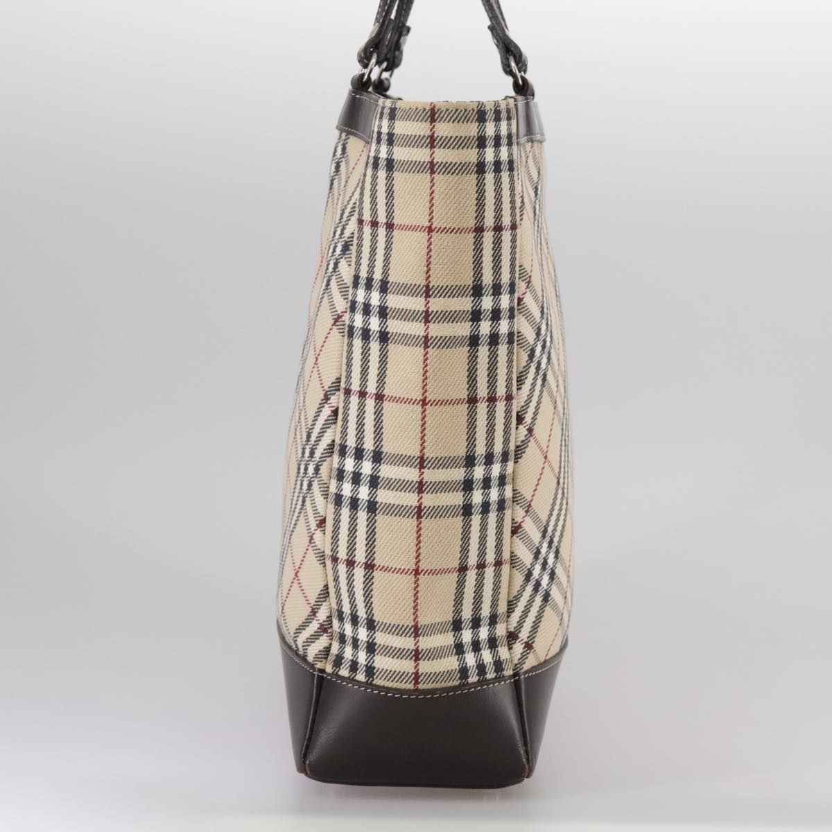 Burberry Nova Check Beige Canvas Handbag ( )