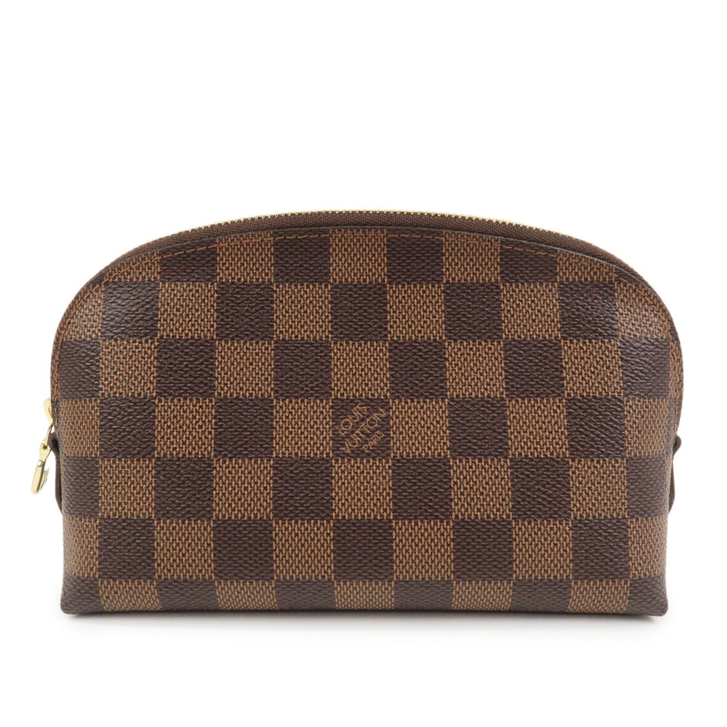 Louis Vuitton Damier Pochette Cosmetic PM Pouch Brown N47516