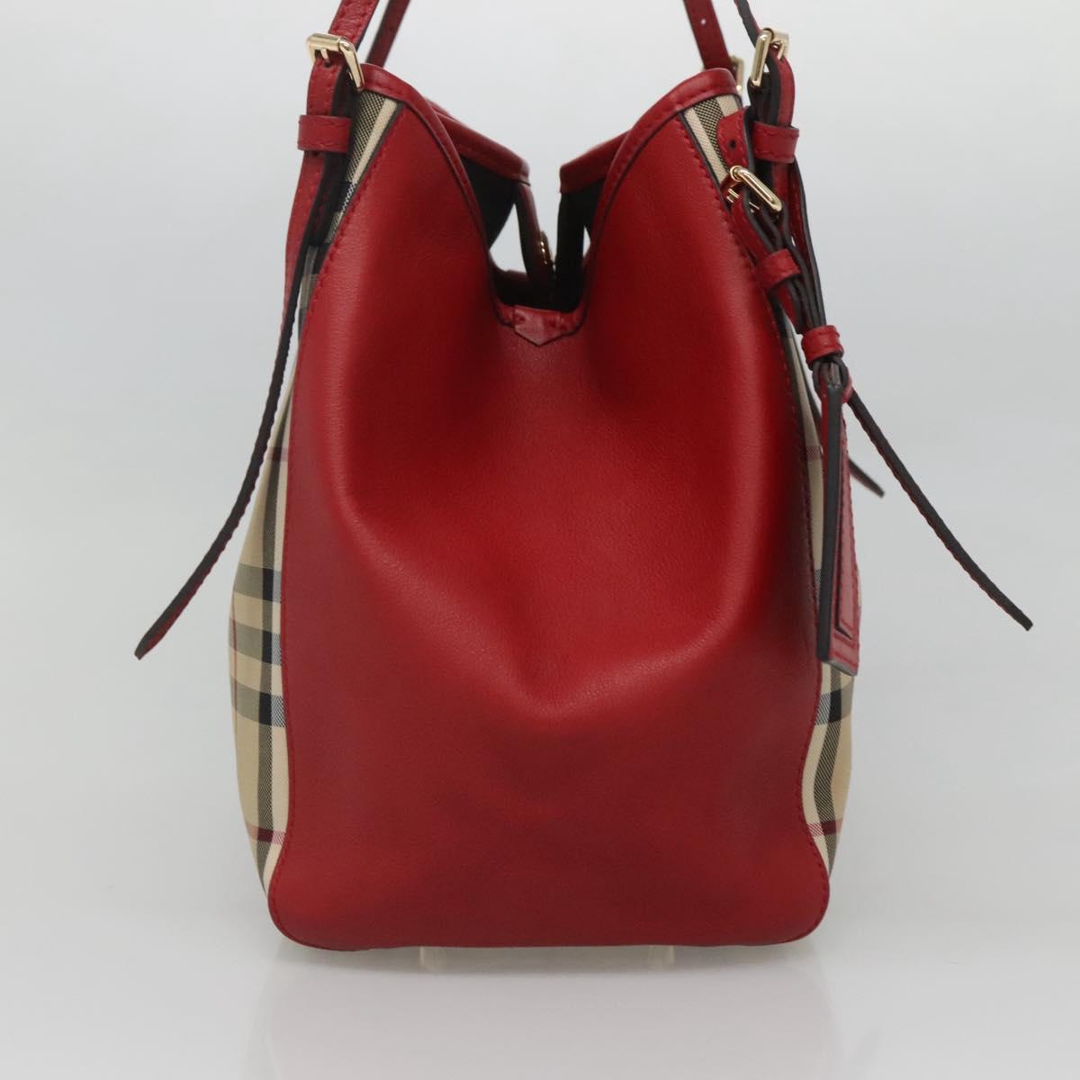 Burberry Nova Check Beige Nylon Shoulder Bag ( )