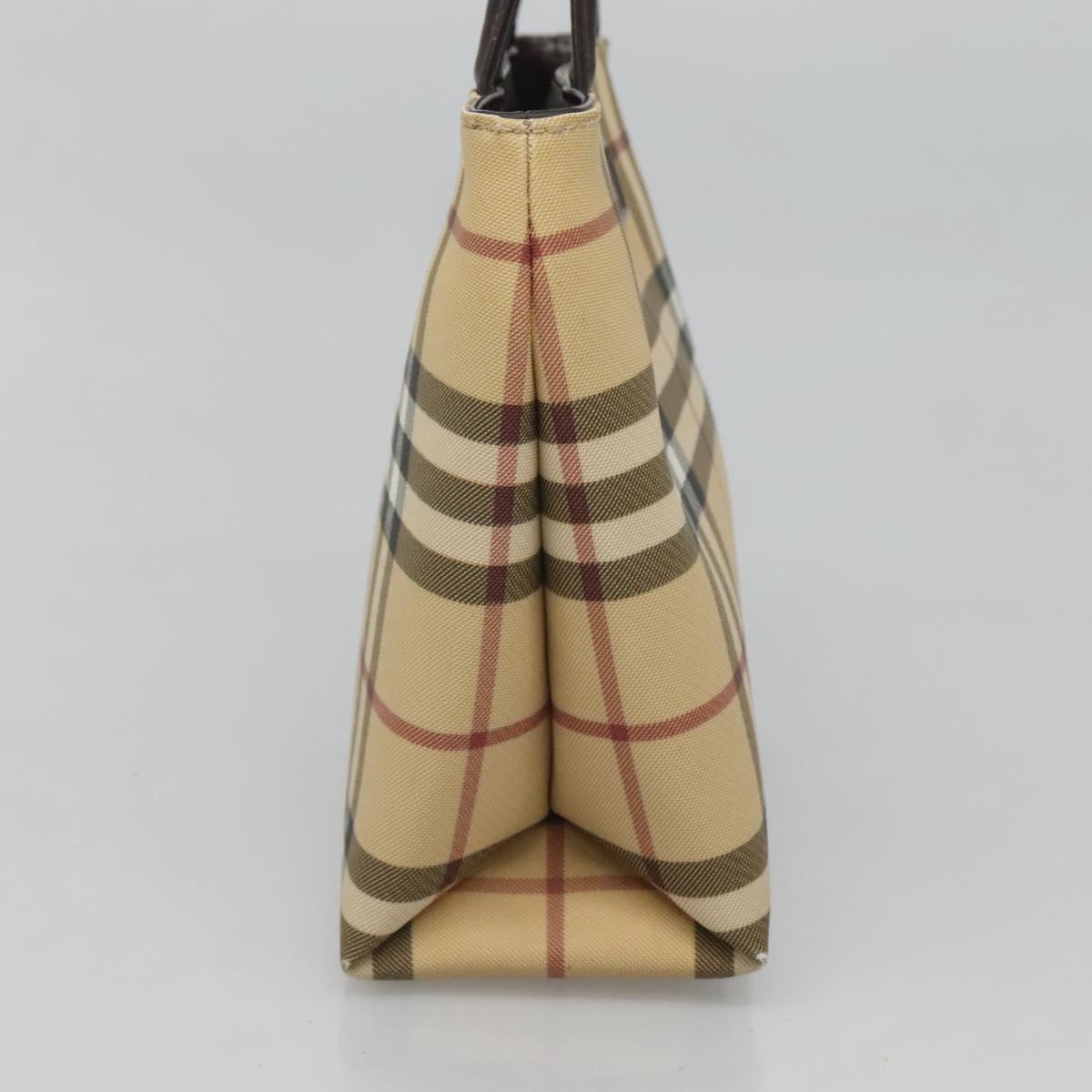 Burberry Nova Check Beige Canvas Handbag ( )