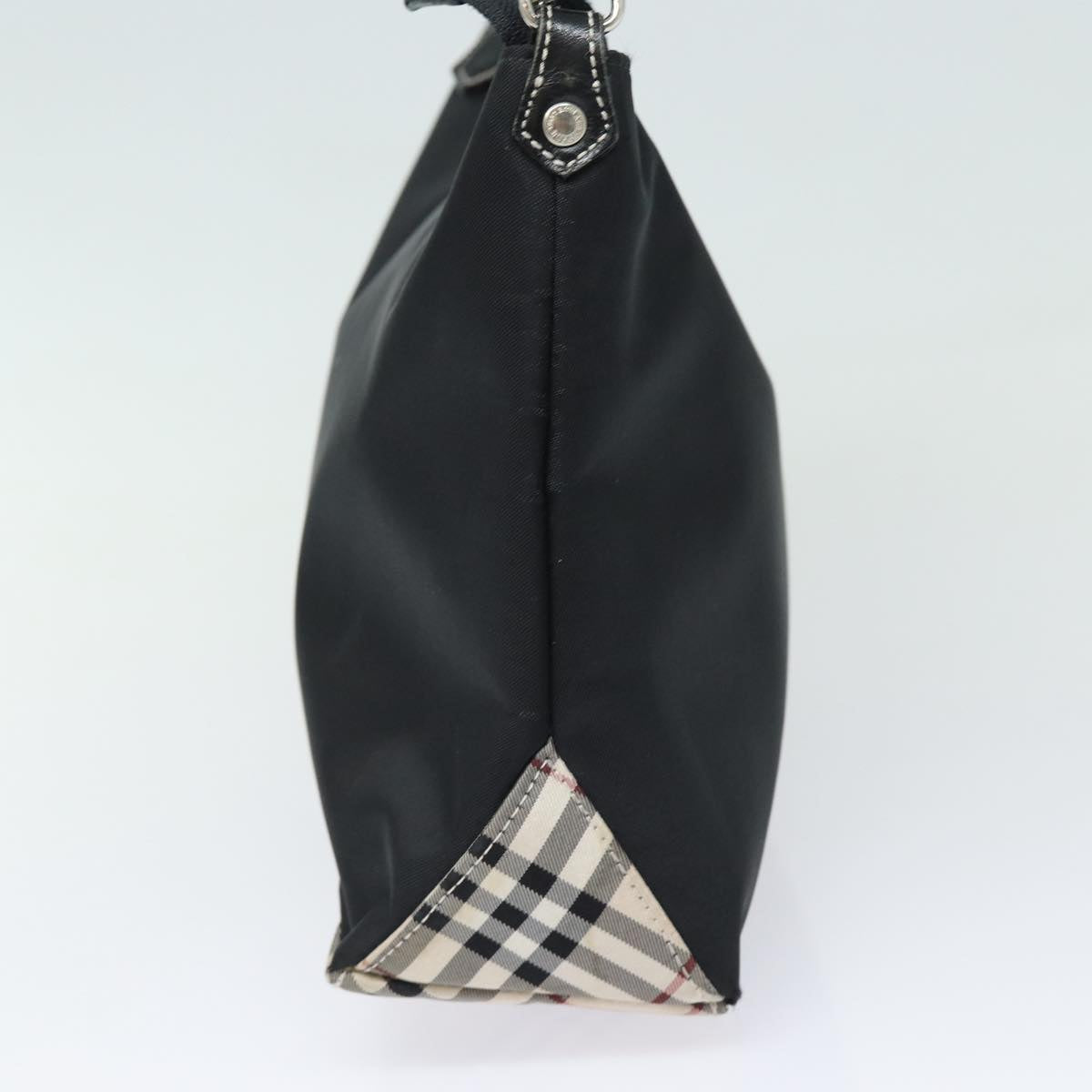 Burberry Nova Check Black Synthetic Handbag ( )