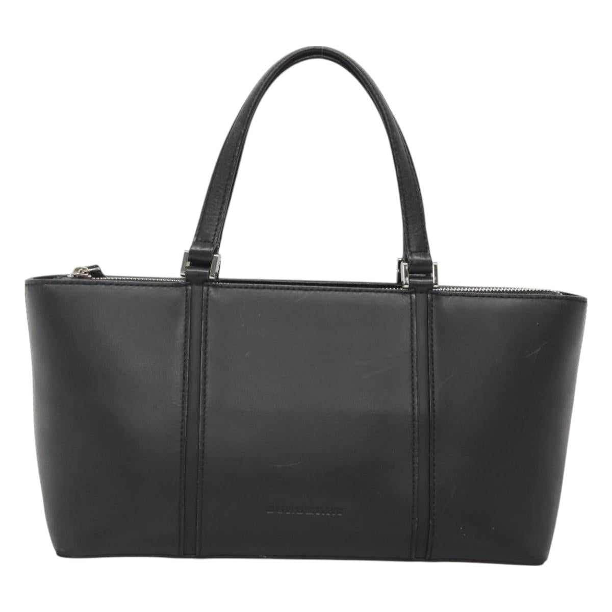 Burberry Black Leather Tote Bag ( )