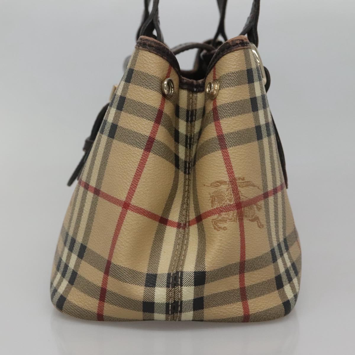 Burberry Nova Check Beige Canvas Tote Bag ( )