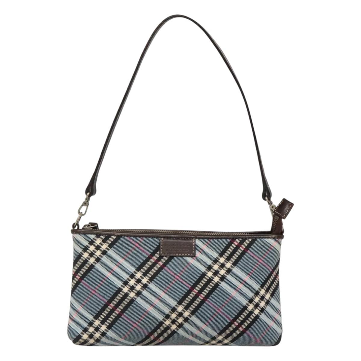 Burberry Blue Label Blue Canvas Shoulder Bag ( )
