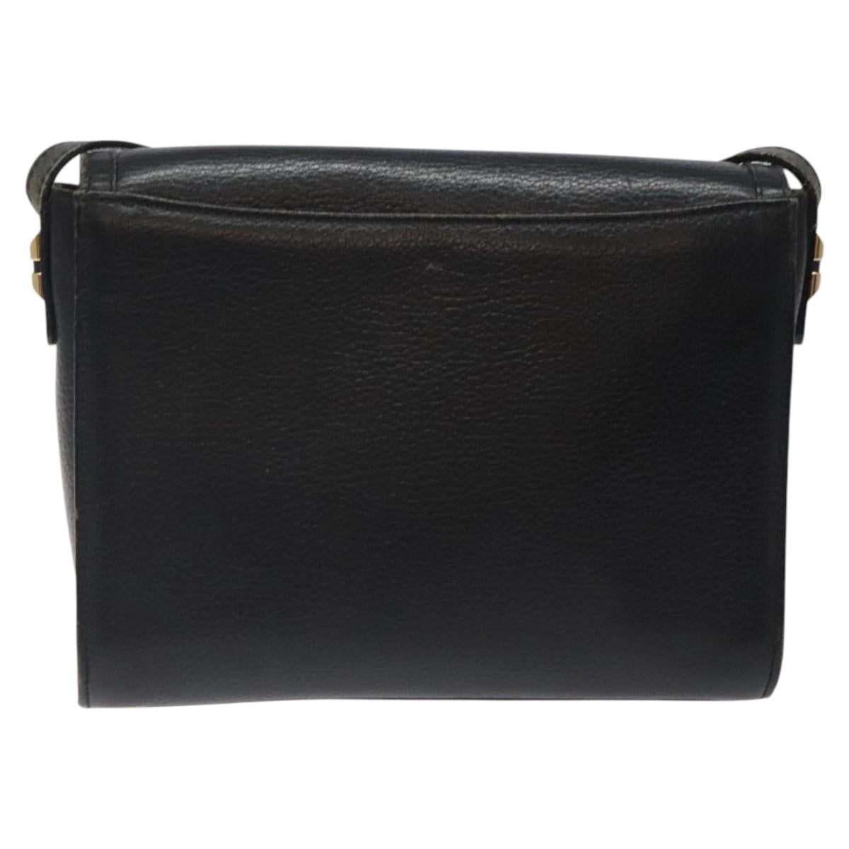 Burberry Nova Check Black Leather Shoulder Bag ( )