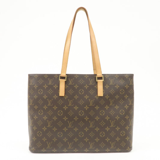 Louis Vuitton Monogram Luco Tote Bag Shoulder Bag Brown M51155