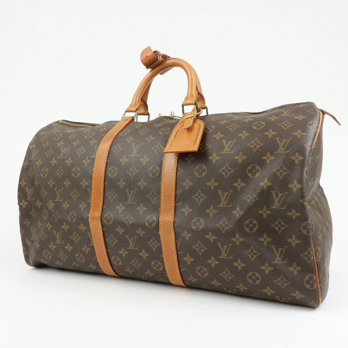 Louis Vuitton Monogram Keep All 55 Boston Bag Brown M41424