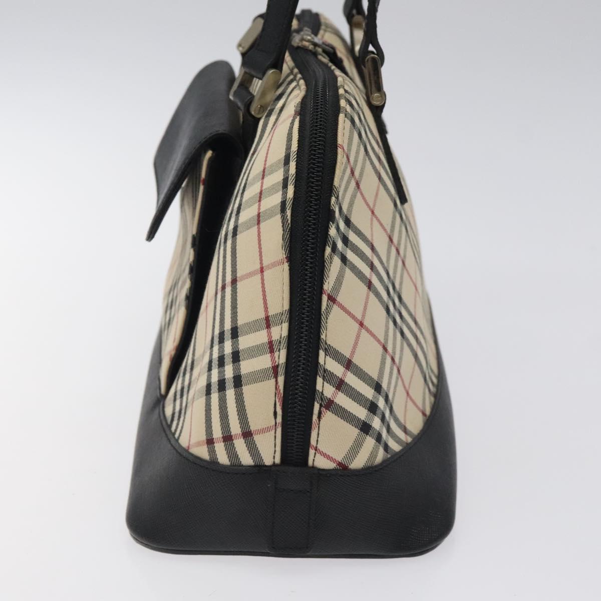 Burberry Nova Check Beige Canvas Handbag ( )