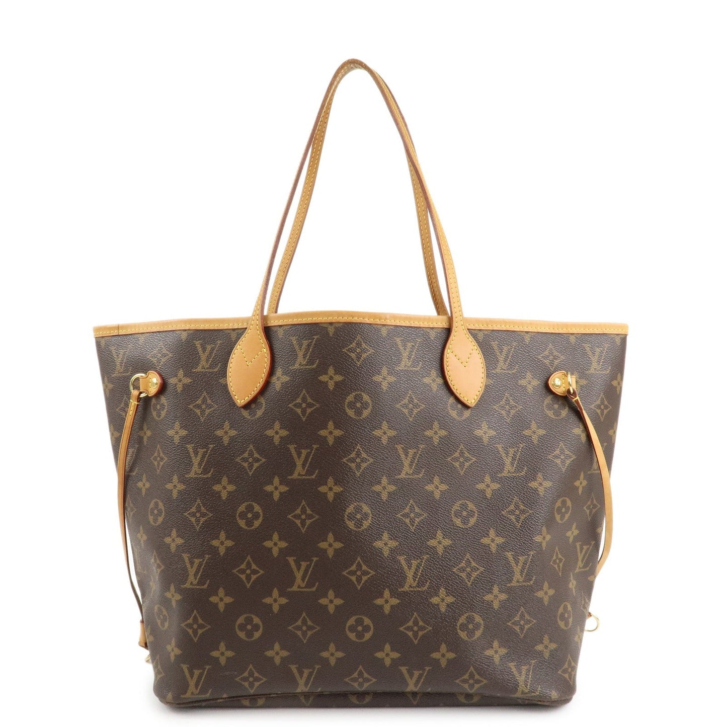 Louis Vuitton Monogram Neverfull MM Tote Bag Brown M40156