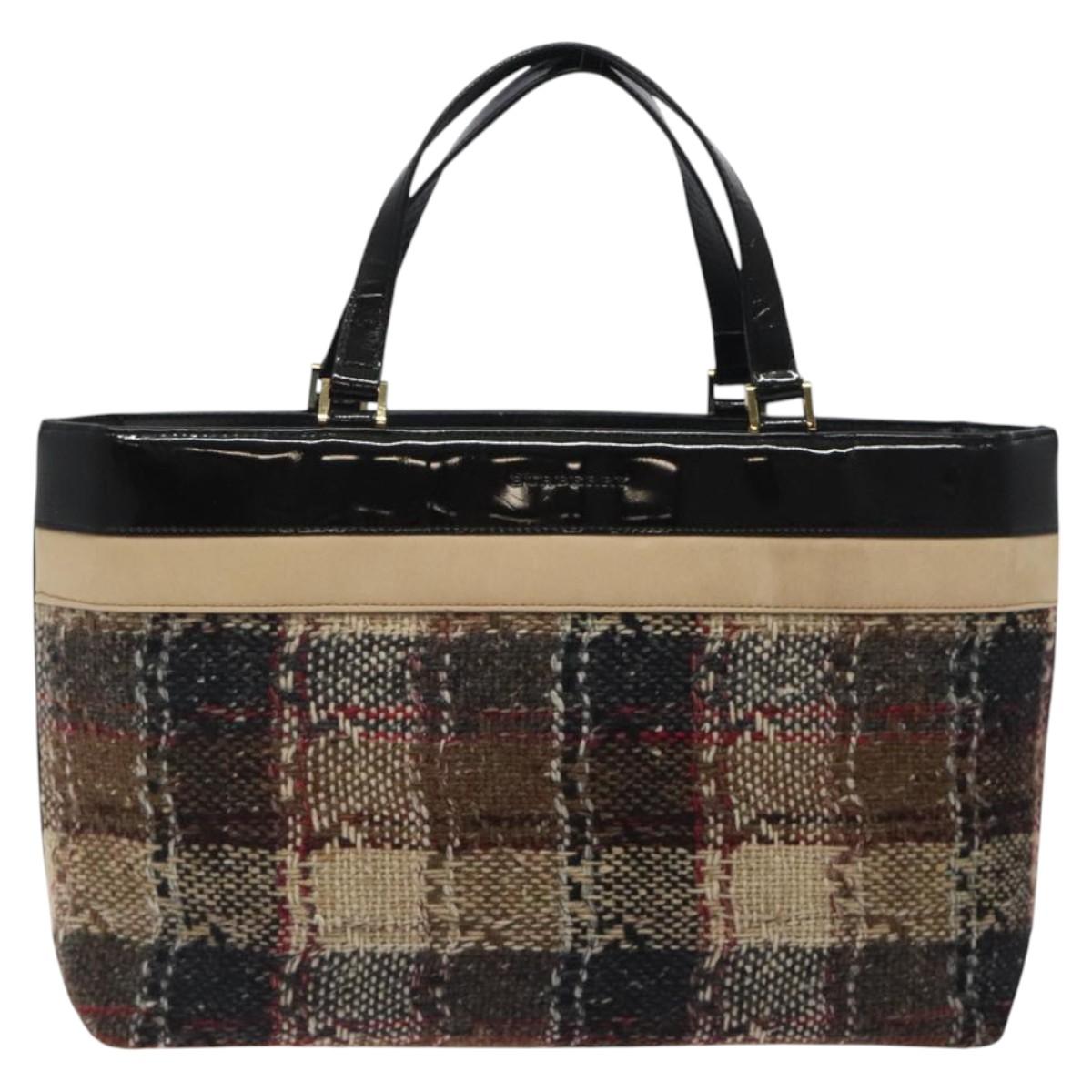 Burberry Brown Canvas Tote Bag ( )