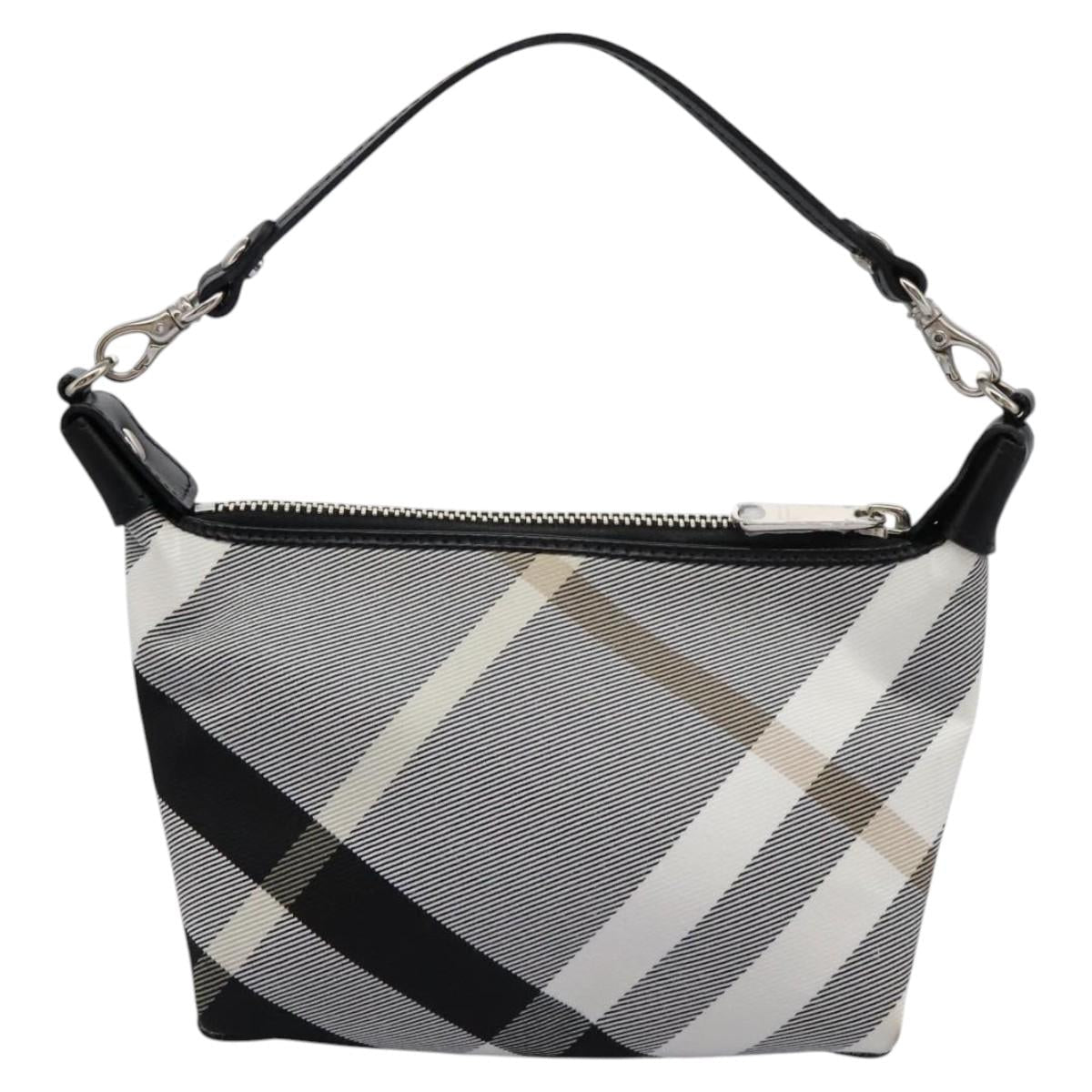 Burberry Nova Check Grey Canvas Clutch Bag ( )