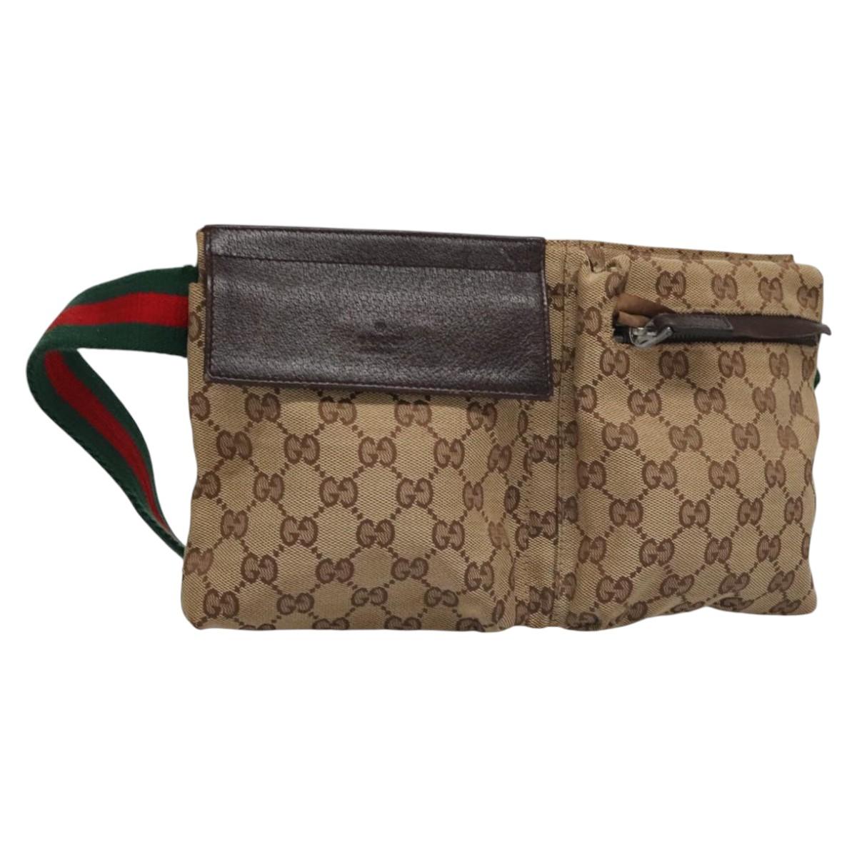 Gucci Canvas Shoulder Bag
