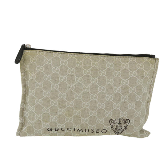 Louis Vuitton Lou Leather Canvas Clutch
