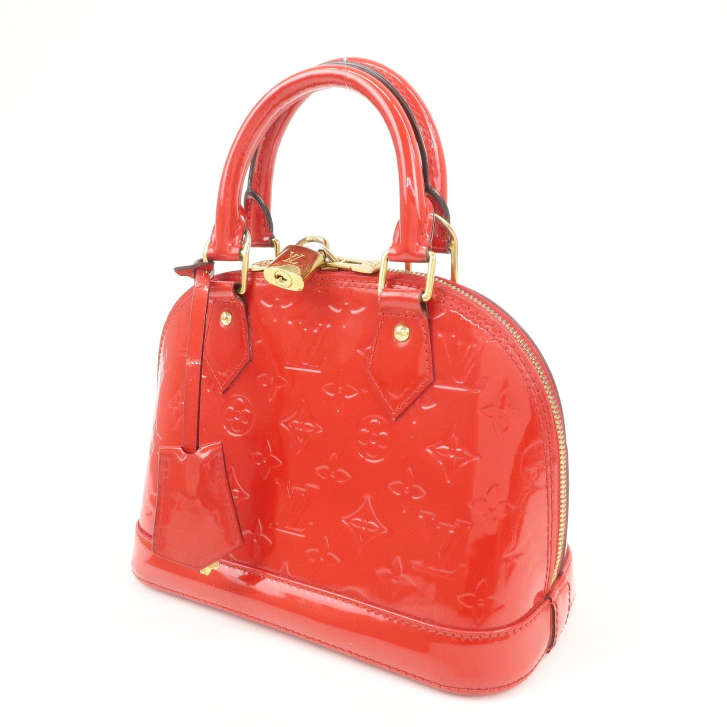 Louis Vuitton Monogram Vernis Alma BB 2Way Shoulder Bag M90174