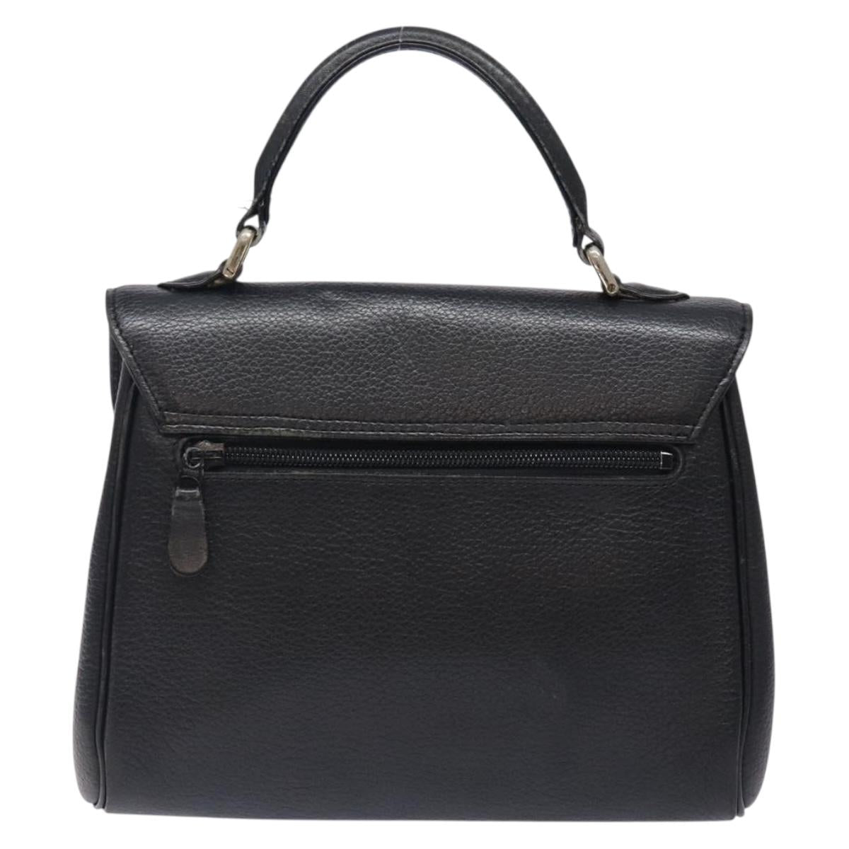 Burberry Triple Loving Heart Black Leather Handbag ( )