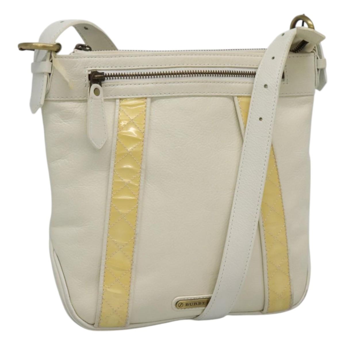 Burberry - Beige Leather Shoulder Bag ( )