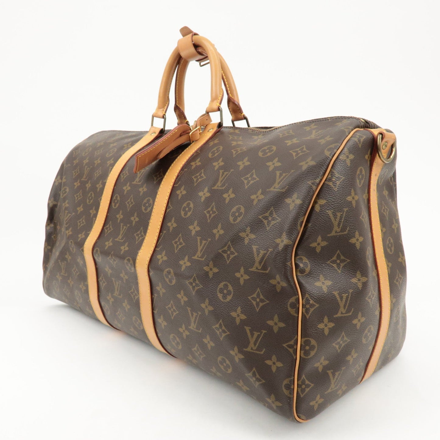 Louis Vuitton Monogram Keep All Bandouliere 55 Boston Bag M41414