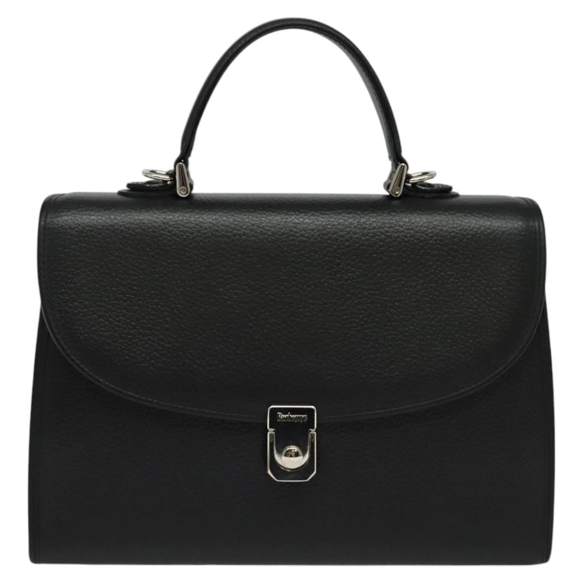 Burberry Black Leather Handbag ( )