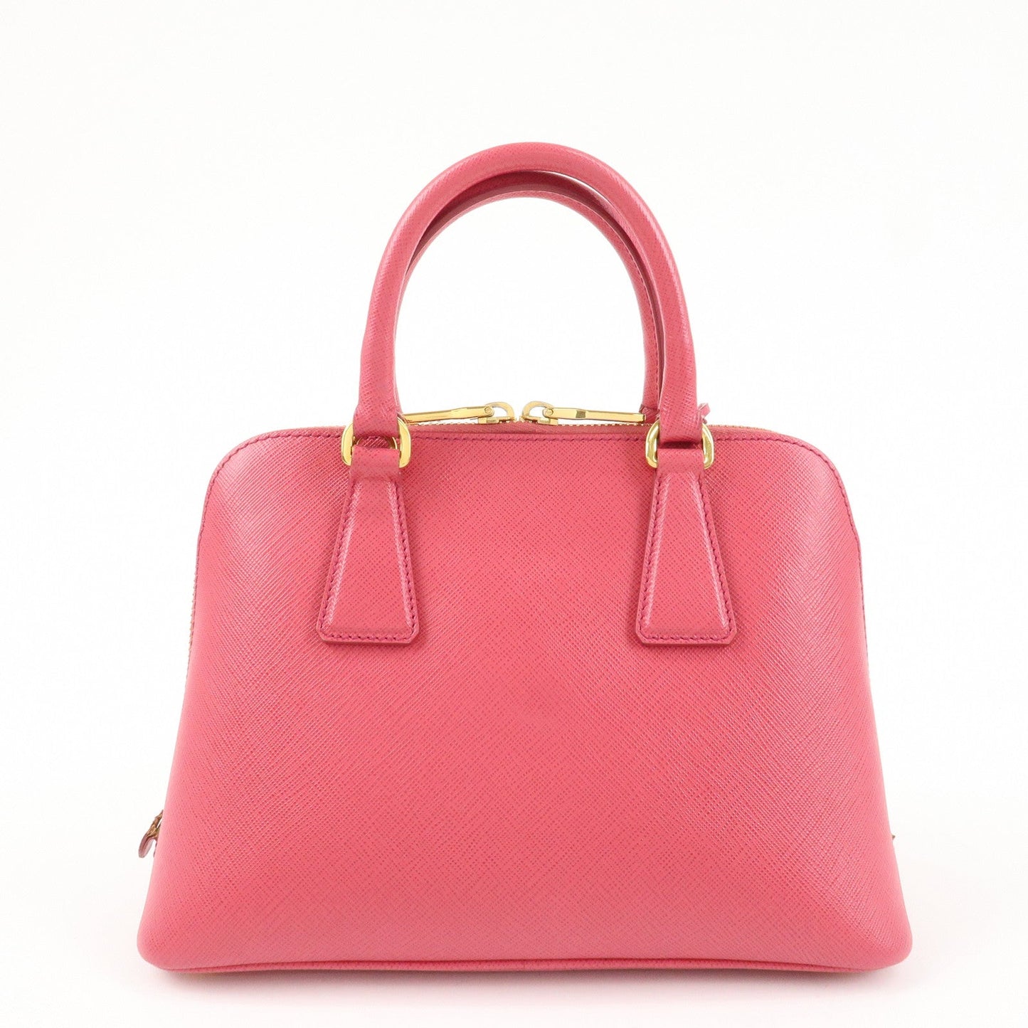 PRADA Promenade Small Saffiano Leather 2Way Bag Hand Bag Pink BL0838