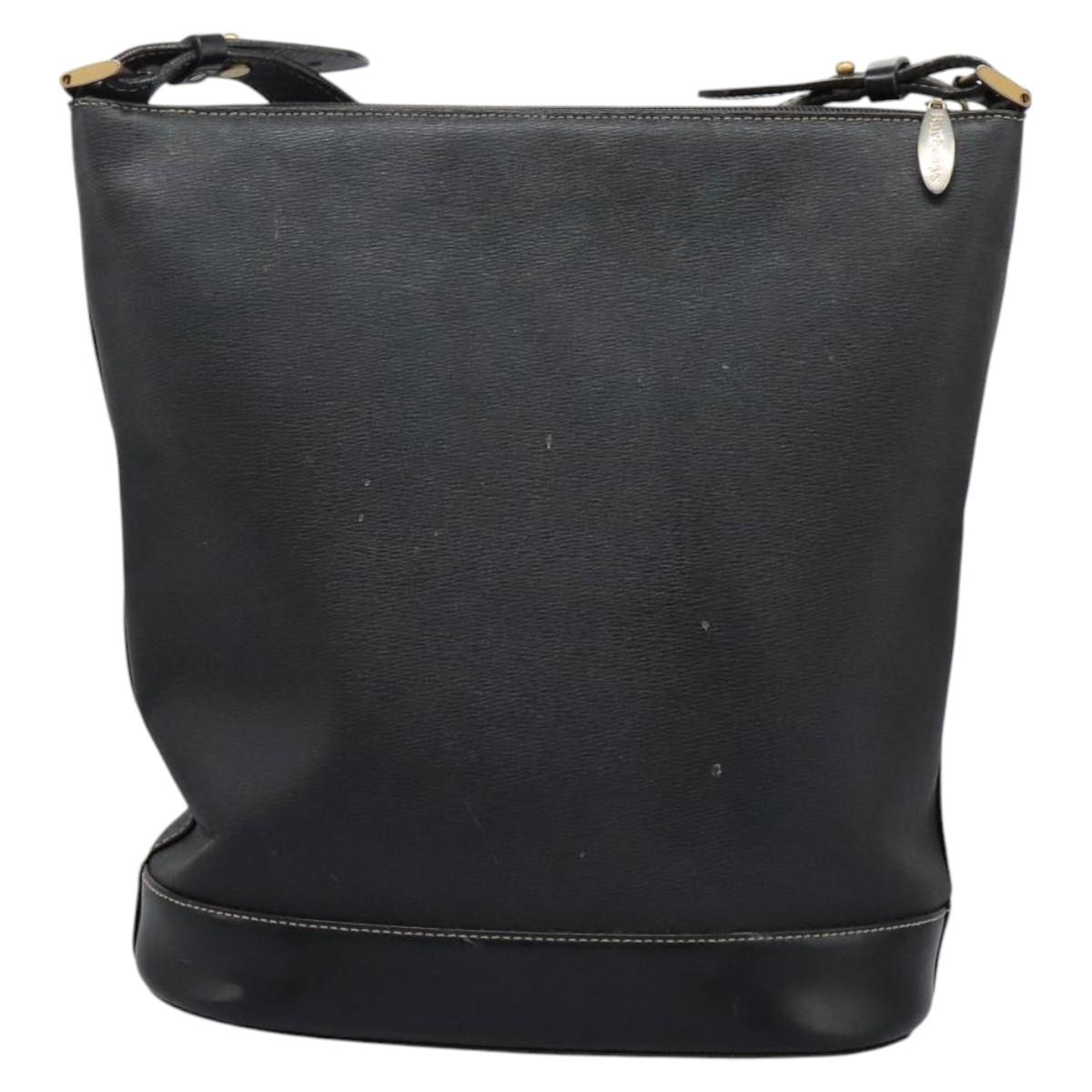 Burberry Black Leather Shoulder Bag ( )