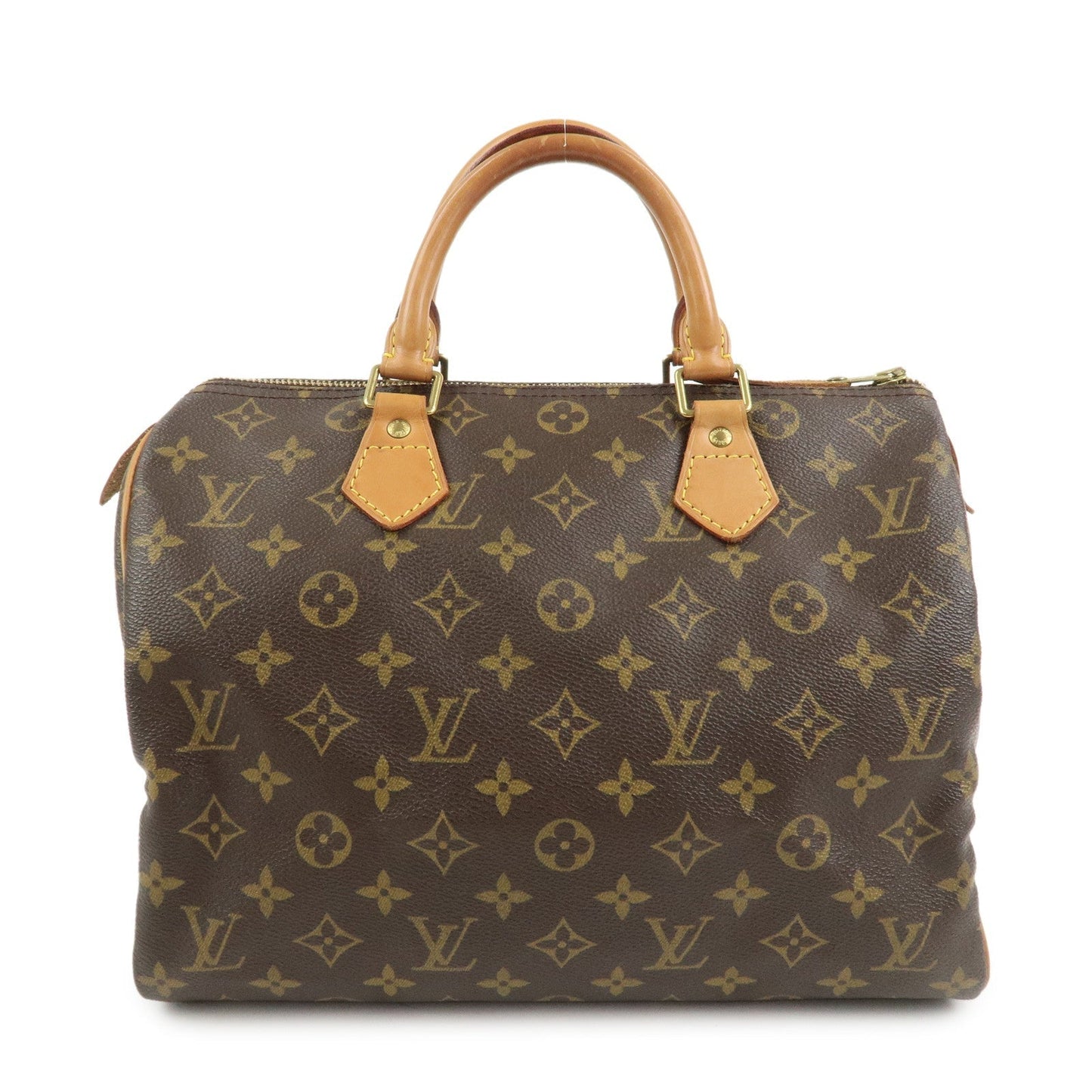 Louis Vuitton Monogram Speedy 30 Boston Bag Hand Bag Brown M41526
