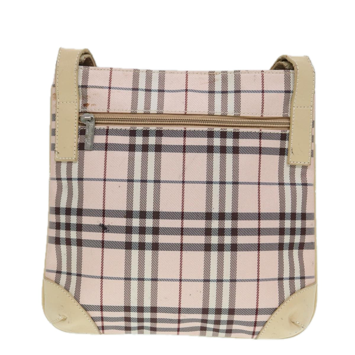 Burberry Blue Label Beige Synthetic Shoulder Bag ( )
