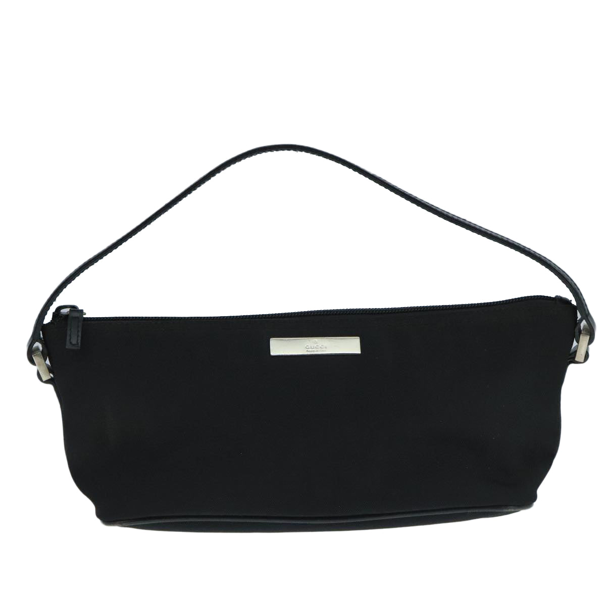 Gucci Baguette Canvas Clutch