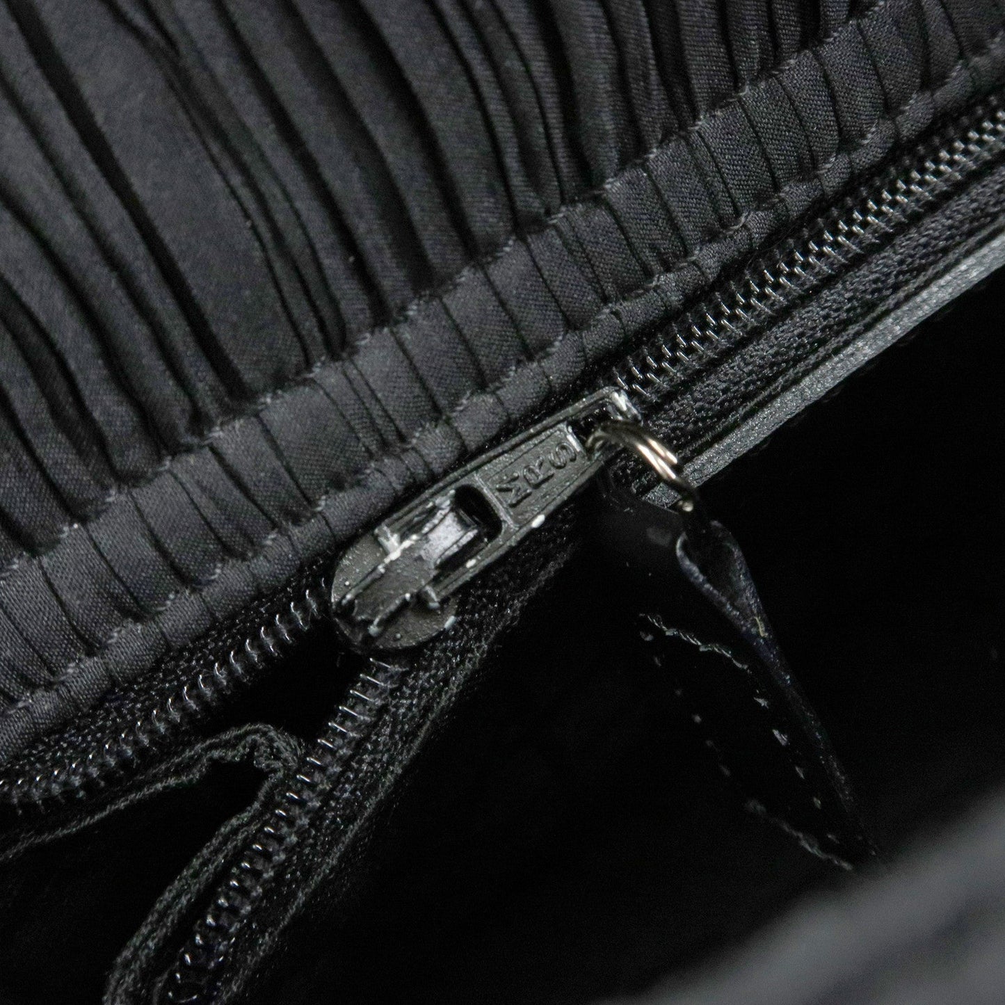 Christian Dior Lady Dior Rose Motif Satin 2Way Bag Hand Bag Black