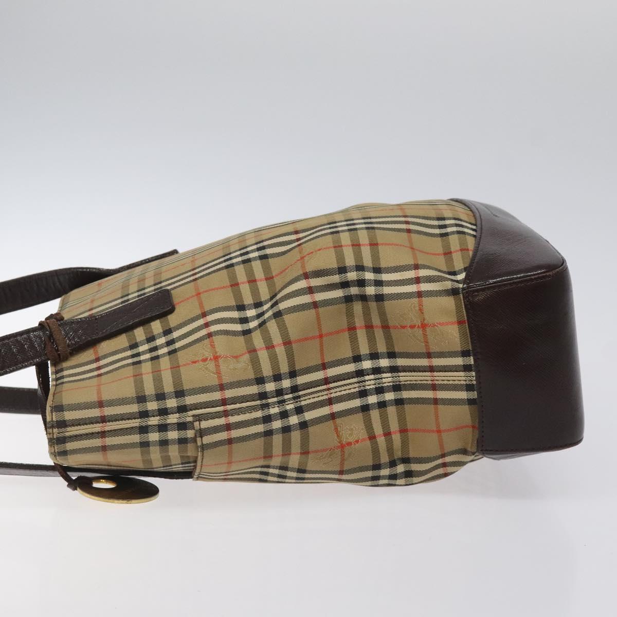 Burberry Nova Check Beige Canvas Tote Bag ( )