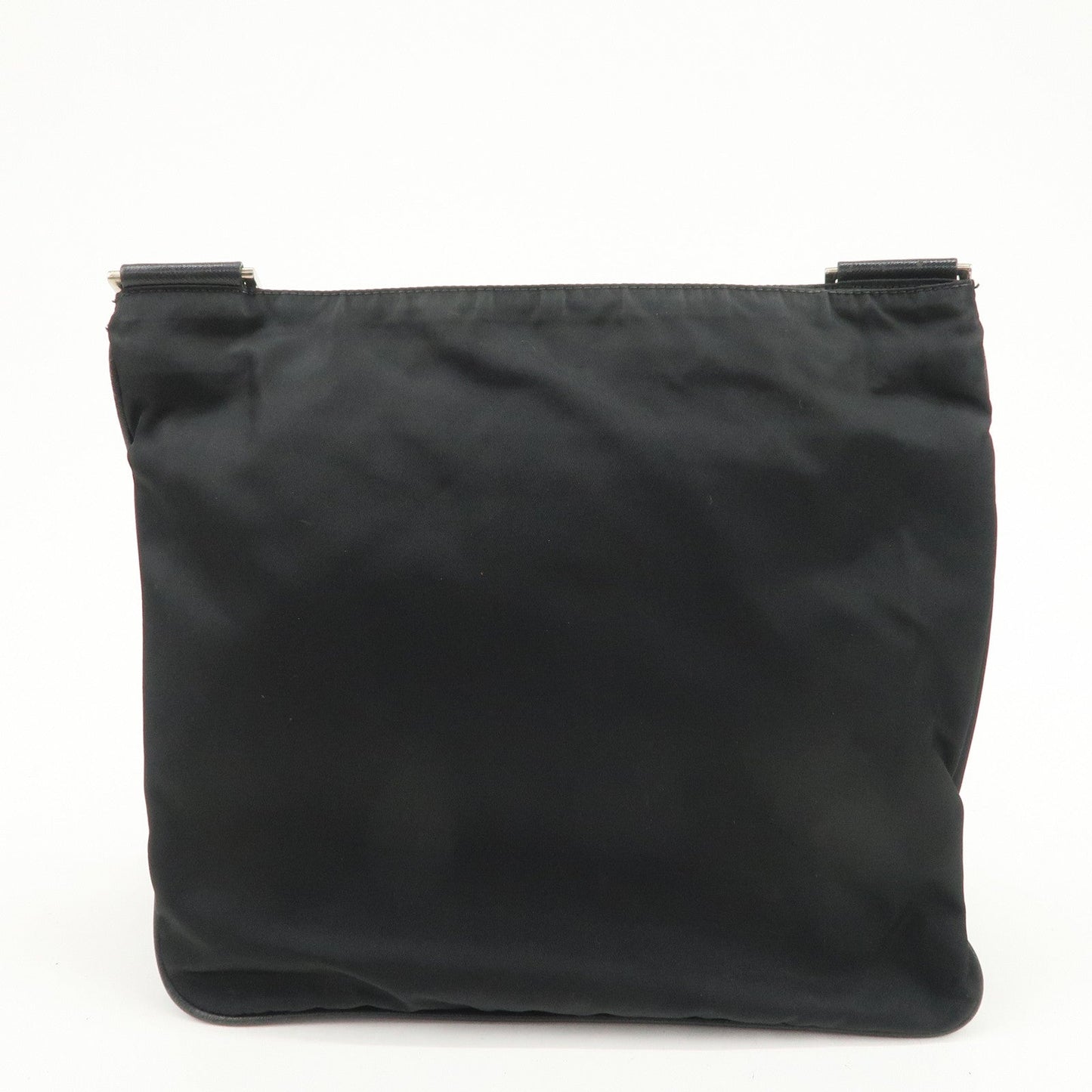 PRADA Triangle Logo Nylon Shoulder Bag Crossbody Bag Black