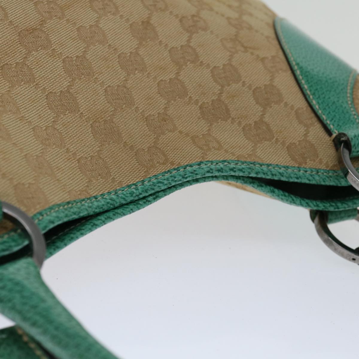 Gucci Leather Canvas Tote