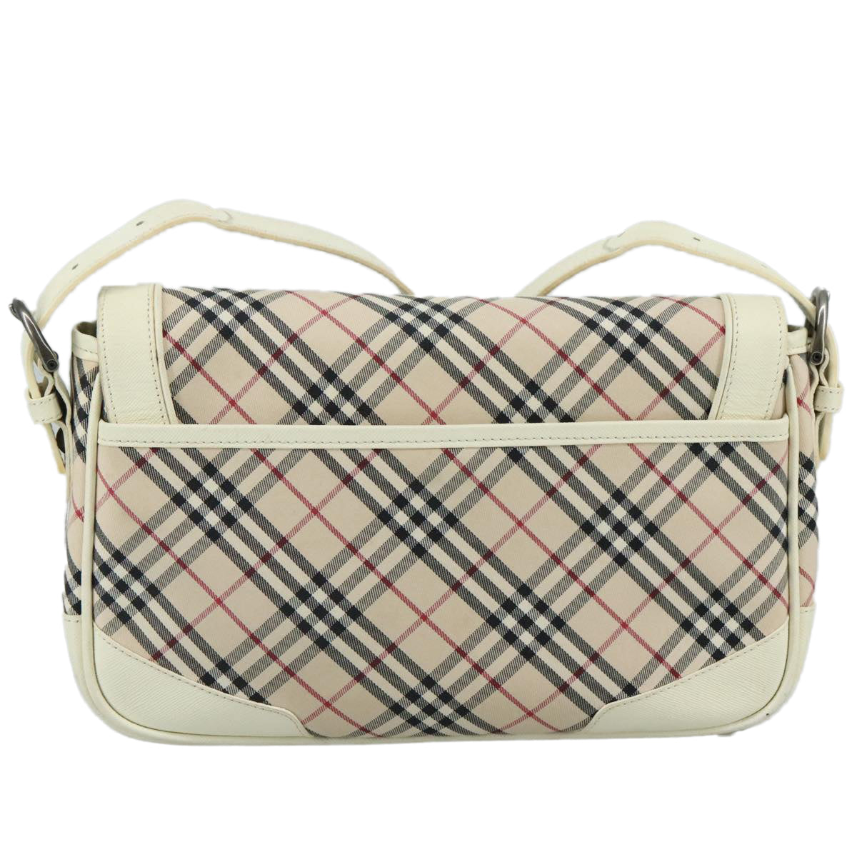 Burberry Nova Check Beige Canvas Shoulder Bag ( )