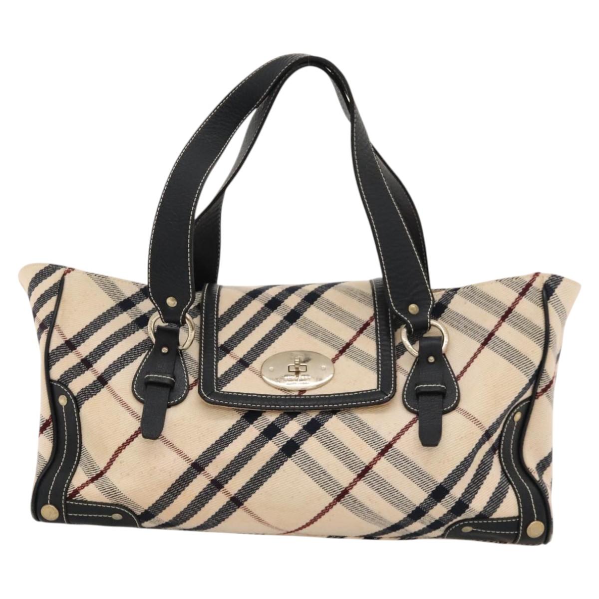 Burberry Blue Label Beige Canvas Tote Bag ( )