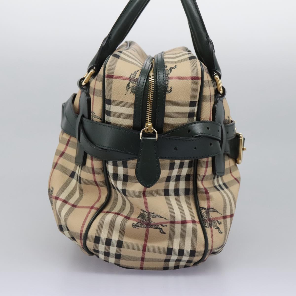 Burberry Nova Check Beige Canvas Handbag ( )