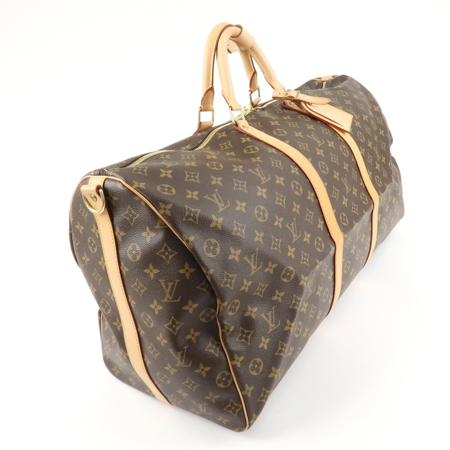 Louis Vuitton Monogram Keep All Bandouliere 60 Boston Bag M41412
