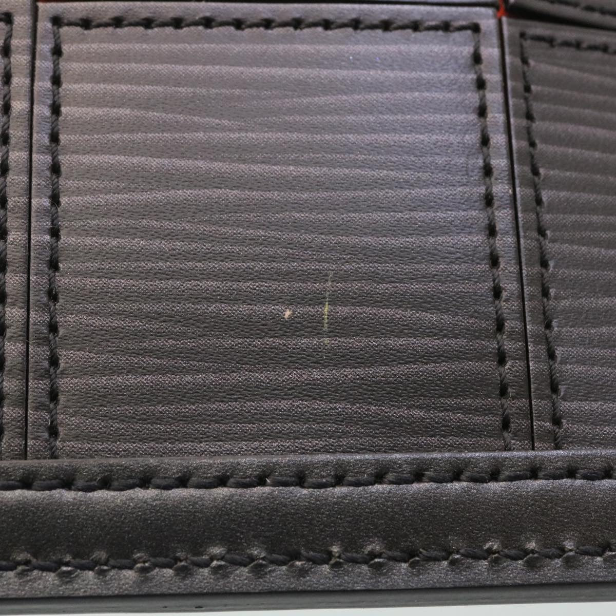 Louis Vuitton Black Steel Pochette accessoires clutch bag